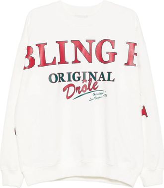 Dr&ocirc;le de Monsieur Logo-print Sweatshirt