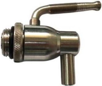 OEM 6 X Rubinetto P/fusto Olio Antigoccia Inox 1/2 C/ghiera