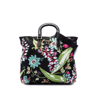 Prada Pre-owned Prada Tessuto Stampato Satchel Ladies FPFB9KHSINZ7SQS3