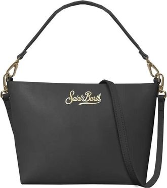 Saint Barth Dames, Tassen, Zwart, Maat: ONE Size Leer