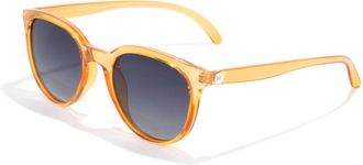 Sunski Womens Makani Round Sunglasses In Honey Ocean
