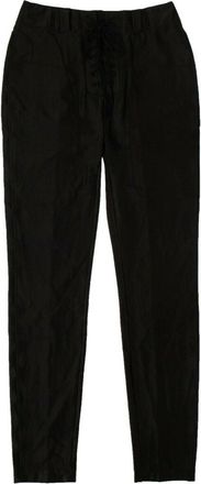 Unravel Lace-Up Pants - Black