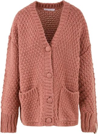 Mar De Margaritas Roze Cardigan Cardigan - Dames - Vesten - Roze - XS - Truien & Vesten