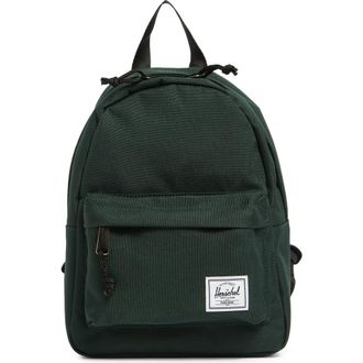 Herschel Classic Mini Backpack in Darkest Spruce at Nordstrom Rack