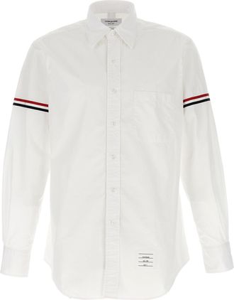 Thom Browne Oxford Armbands Classic Camicie Bianco-Uomo