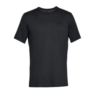 Under Armour Heren Sportstyle Borstlogo T-Shirt (Zwart)