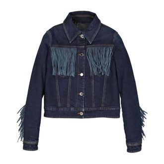 Frankie Morello Denim Jackets, female, Blue, XS, Denim Jacket