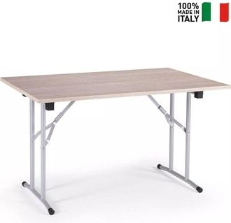 Terraneo Mesa con patas plegables de roble