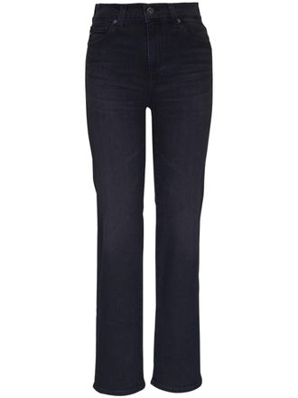 AG - Adriano Goldschmied Straight jeans met logopatch - Zwart