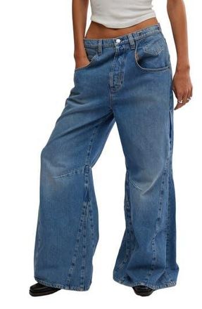 Free People Eden High Waist Slouchy Flare Jeans in Homefree at Nordstrom Rack, Size 28