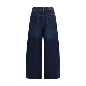 Brunello Cucinelli Womens Blue Cotton Jeans Denim Clothing