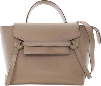 Celine 2018 Micro Grained Calfskin Belt Bag satchel - Brown