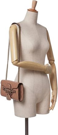 Gucci Hobo Bags - 2016-2024 Small Guccissima Emily Crossbody - Gr. unisize - in Rosa - für Damen