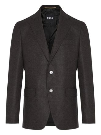 BOSS button-up blazer - Brown
