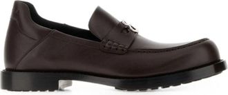 Balenciaga Comfy Logo-plaque Leather Loafers