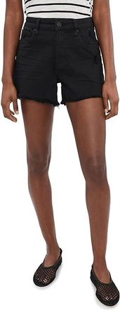 Kut from the Kloth Jane High Rise Shorts Womens Shorts Black : 18 3.5, Cotton/Denim/Spandex