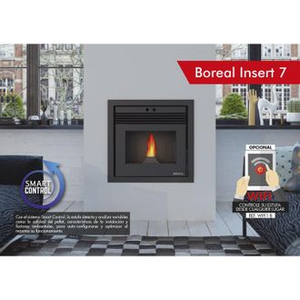 Boreal Bricosol Estufa De Pellet Insertable Boreal Modelo Insert 7 Kw