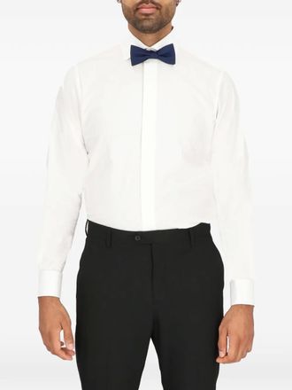 Scotch & Soda Badjas met verborgen knoopsluiting - Wit