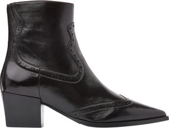VIA VAI Kate Neil enkellaarsjes - Dames - Cowboylaarzen - Bruin - 40 EU - Leer - Schoenen