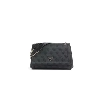Guess Shoulder Bags, female, Black, Size: ONE SIZE Noelle Ii Cnvrtble Xbody Flap