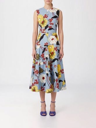 Marni Abito midi Marni in cotone con stampa floreale