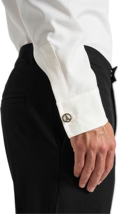 Mani&egrave;re De Voir Eiffel Cufflinks in Silver at Nordstrom