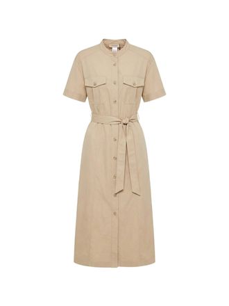Twin-Set Abito Midi Button-Down Front Dress
