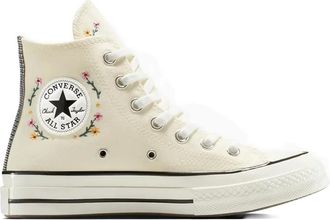 Converse Chuck 70 floral-embroidered sneakers - Toni neutri