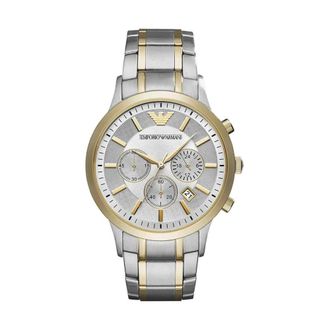 Emporio Armani Accessoires, Heren, Grijs, ONE Size, Renato Chronograph