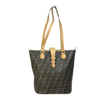 Fendi Pre-owned Tote Bags, female, Brown, Size: ONE SIZE Pre-owned Fabric Tote Bag