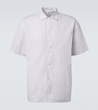 The Row Palone striped cotton shirt