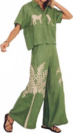 Carolina K Palazzo Pant In Mint