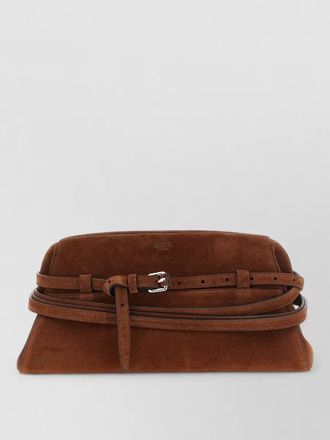 Moschino suede shoulder bag