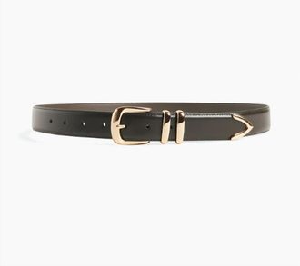 Favorite Daughter The Jordan Belt In Brown/gold