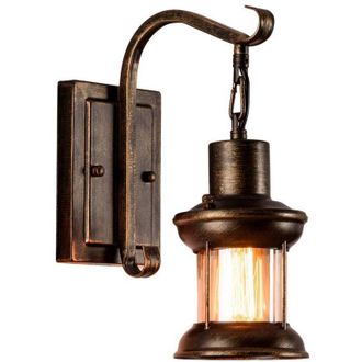 OEM Apliques De Pared Vintage De Vidrio R&uacute;stico, De Metal Retro, Pintados En Negro, Para Restaurante, Bar Y Dormitorio (sin Bombilla)