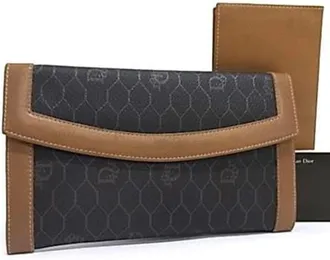 Dior Brown Pvc Leather Long Wallet (Bi-Fold) (Pre-Owned)