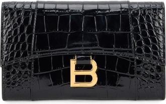 Balenciaga Black Hourglass Clutch