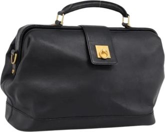 Celine Pre-owned Vintage Hand Bag - Dames - Vintage Handtas - Zwart - ONE Size - Leer - Vintage
