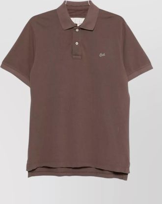 ERL straight fit logo polo shirt short sleeves