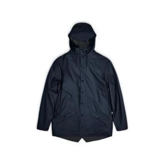 Rains Stijlvolle Waterdichte Jas - Heren - Regenjassen - Blauw - S - Polyester - Jassen