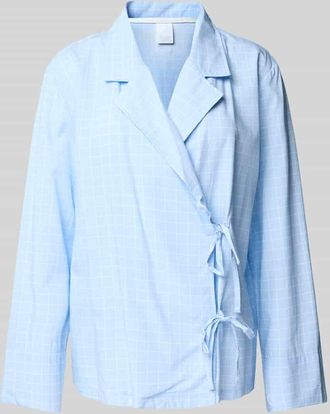 CCDK Copenhagen Regular Fit Bluse mit Reverskragen Modell Nanny in Hellblau, Gr&ouml;&szlig;e XXL