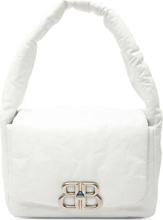 Balenciaga Pre-owned Shoulder Bags, female, White, Size: ONE SIZE Pre-owned Puffy Top Handle Bag