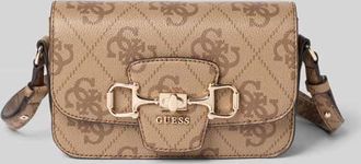 Guess Umh&auml;ngetasche mit Label-Detail Modell JANIE in Cognac, Gr&ouml;&szlig;e 1