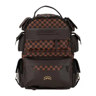 Sprayground Backpacks, unisex, Brown, ONE SIZE, Spec Ops Pixel Emboss Backpack Brown/Black