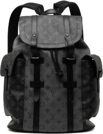 Louis Vuitton Pre-owned Canvas Backpack - Heren - Vintage Rugzakken - Grijs - ONE Size - Vintage