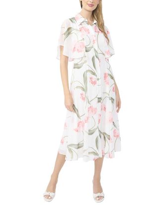 Ted Baker Miriam Flutter Sleeve Midi Dress