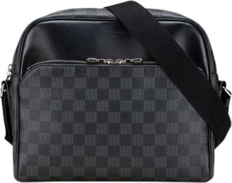 Louis Vuitton Pre-owned Cross Body Bags, female, Black, Size: ONE SIZE Pre-owned Vintage Canvas Cross Body Bag