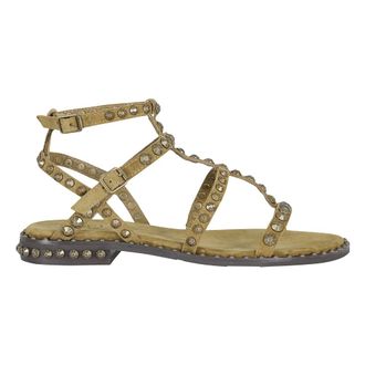 Ash Flat Sandals, female, Green, Size: 10 US Precious Sandal