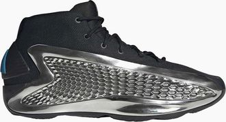 adidas Mens Anthony Edwards Lace Up Mid Top Sneakers - Black - Size: 11.5