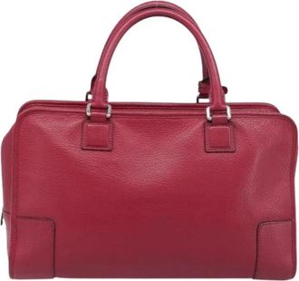 Loewe Pre-owned Handbag - Dames - Vintage Handtas - Rood - ONE Size - Leer - Vintage